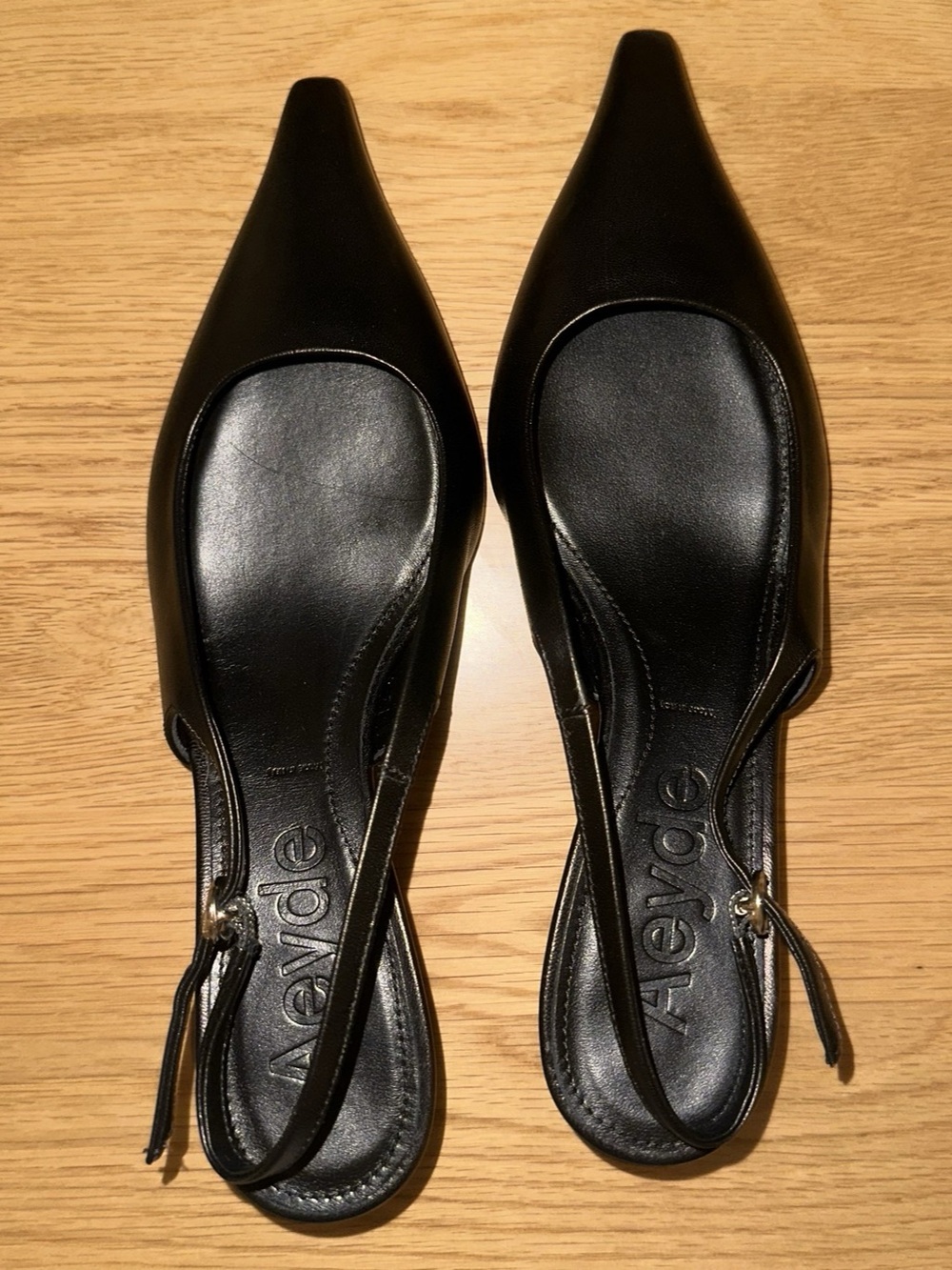Aeyde Catrina Slingback Pumps Black EU 35.5